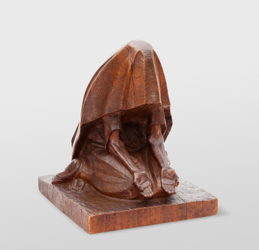 Ernst Barlach: Verhüllte Bettlerin, 1919, Ernst Barlach Haus Hamburg, Foto: Andreas Weiss