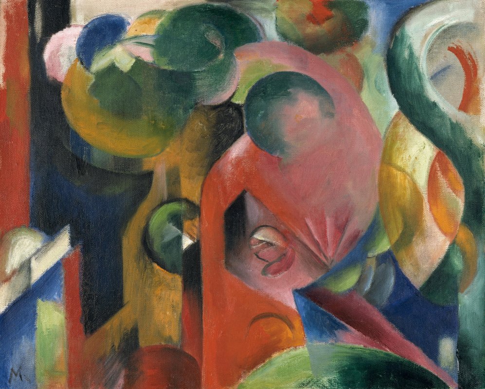 Franz Marc: Kleine Komposition III, 1913/14<br />Osthaus Museum Hagen, Foto: A. Kukulies