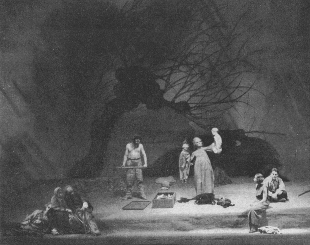 Uraufführung von Barlachs Drama »Der Findling« im Schauspielhaus Königsberg, 1928, Regie: Fritz Jessner; Foto: Archiv Ernst Barlach Haus Hamburg