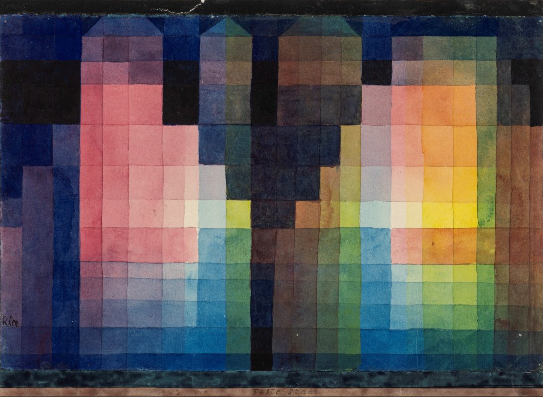 Paul Klee: Feste Stadt, 1923, Kunstsammlung Gera, Dauerleihgabe Sammlung Niescher