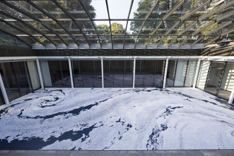 Ausstellungsansicht »Motoi Yamamoto. Floating Garden«, Ernst Barlach Haus 2013