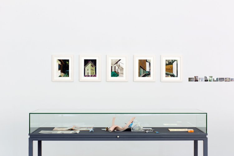 Ausstellungsansicht »Isa Melsheimer. Kontrastbedürfnis«, Ernst Barlach Haus 2015