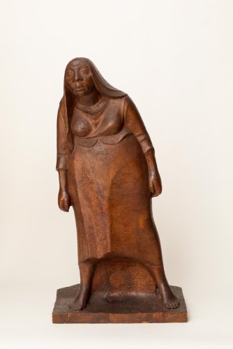 Ernst Barlach: Standing Peansant Woman (Steppe Wife), 1921, Kunstsammlung Gera, on permanent loan from the Niescher Collection