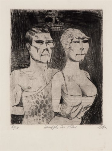 Otto Dix: The Death-defiers (from the portfolio 'Circus'), 1922, Ernst-Joachim Sorst Collection, Hanover