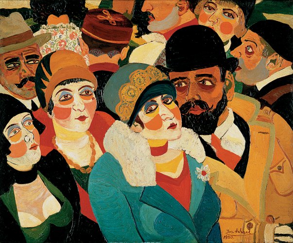 Josef Scharl: Parisian Street Scene, 1930