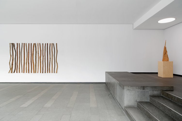 Ausstellungsansicht »herman de vries. sculptures trouvées«, Ernst Barlach Haus 2016