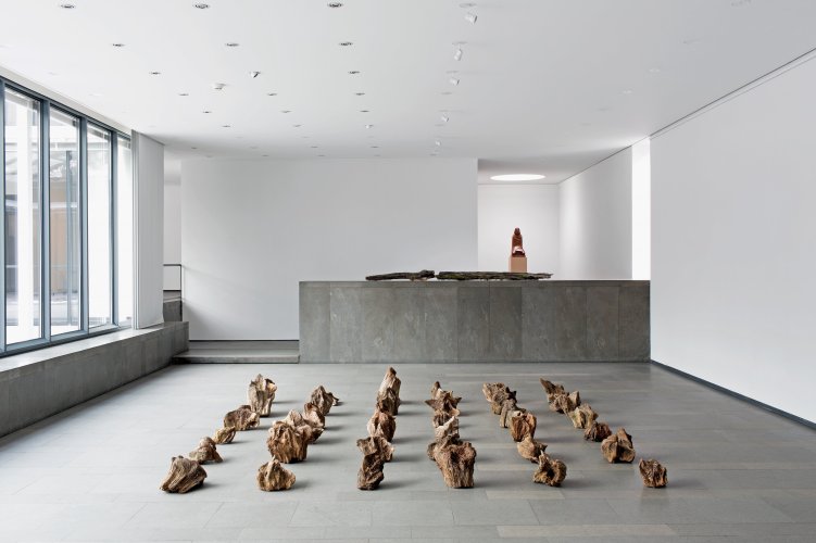 Ausstellungsansicht »herman de vries. sculptures trouvées«, Ernst Barlach Haus 2016