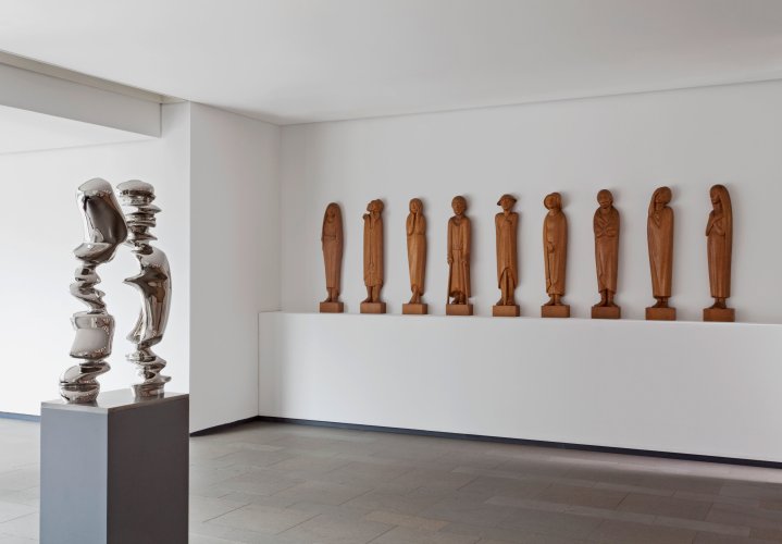 Ausstellungsansicht »Tony Cragg. Against the grain«, Ernst Barlach Haus 2012