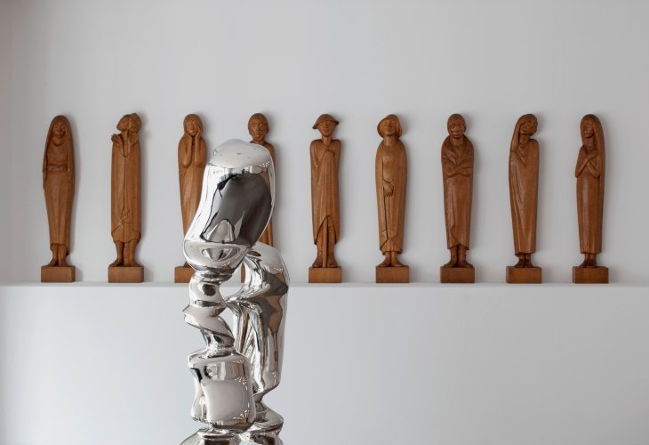 Ausstellungsansicht »Tony Cragg. Against the grain«, Ernst Barlach Haus 2012