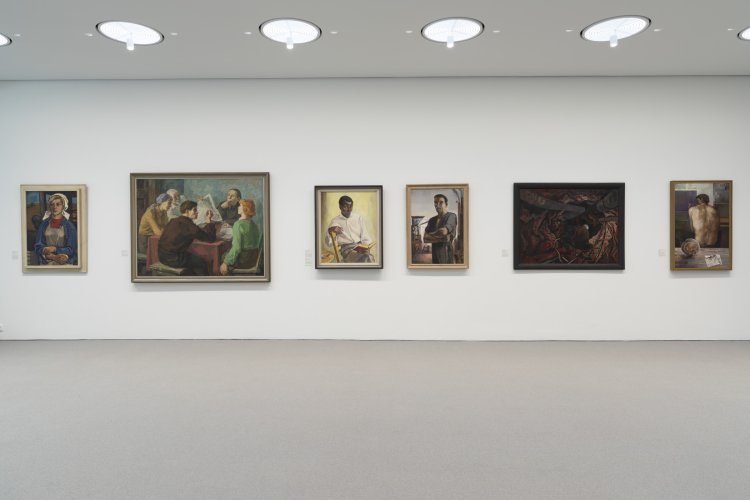 Exhibition view ‛Kosmos Ost. Art in the GDR 1949–89. Works from the Dresden Albertinum’, Ernst Barlach Haus Hamburg
