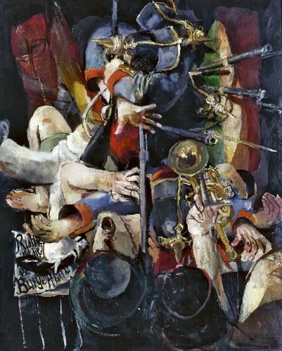 Bernhard Heisig: Prussian Military Dance (2nd version), 1978/79, Albertinum / Galerie Neue Meister, Staatliche Kunstsammlungen Dresden