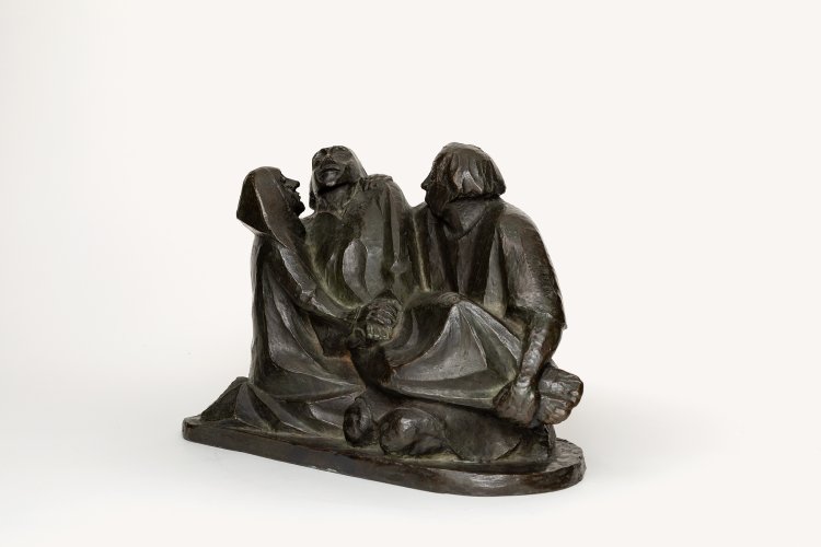 Gruppe aus drei Figuren (Der Tod, Sterben), 1925 (Guss zwischen 1930 und 1937)