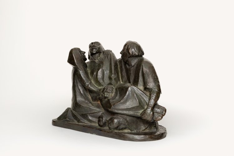 Gruppe aus drei Figuren (Der Tod, Sterben), 1925 (Guss zwischen 1930 und 1937)