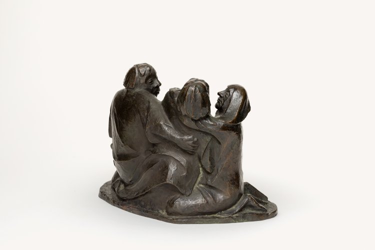 Gruppe aus drei Figuren (Der Tod, Sterben), 1925 (Guss zwischen 1930 und 1937)