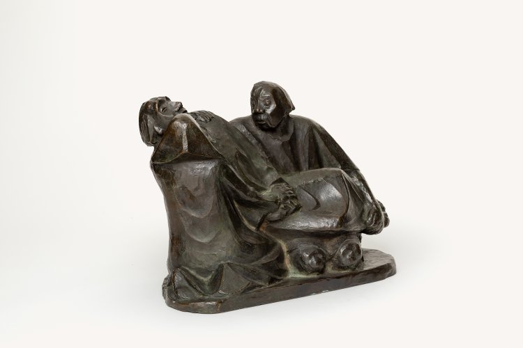 Gruppe aus drei Figuren (Der Tod, Sterben), 1925 (Guss zwischen 1930 und 1937)