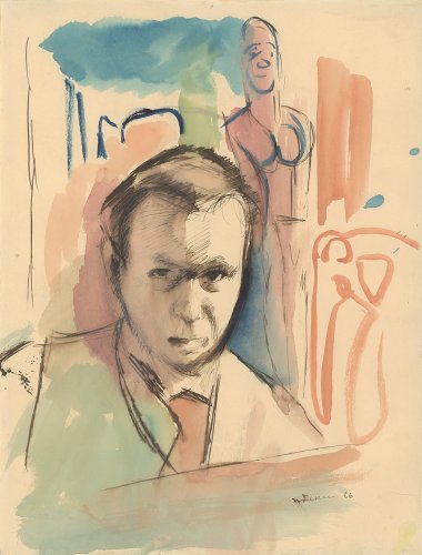 Franz Nölken: Self-portrait, 1916