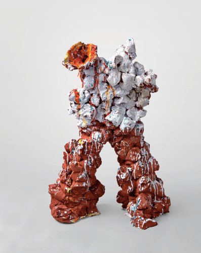 Norbert Prangenberg: Figur, 1998, glazed ceramic, height 95 cm 