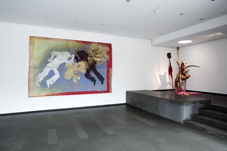 Ausstellungsansicht »Michael Buthe. Der Engel und sein Schatten«, Ernst Barlach Haus 2009