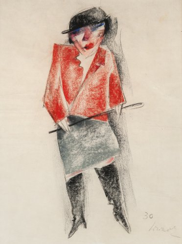 Werner Scholz: Zirkusreiterin, 1930, Privatbesitz 