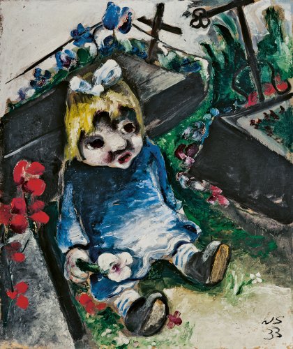 Werner Scholz: Child between Graves, 1933, private collection