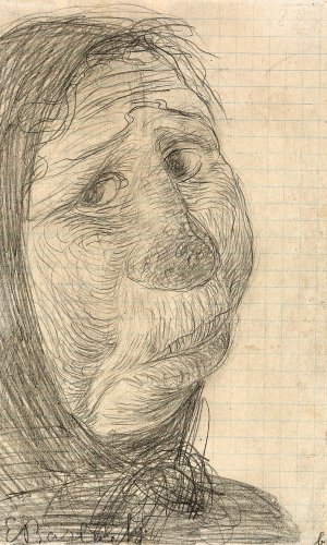 Ernst Barlach: Head of a Drinker, 1906, Ernst Barlach Haus Hamburg