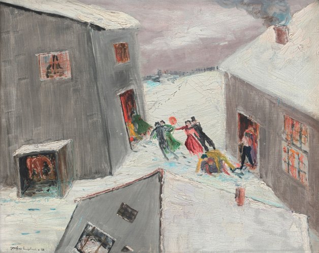 Joachim Ringelnatz: Carnival in the Snow, 1926, Joachim Ringelnatz Museum, Cuxhaven, on permanent loan from a private collection
