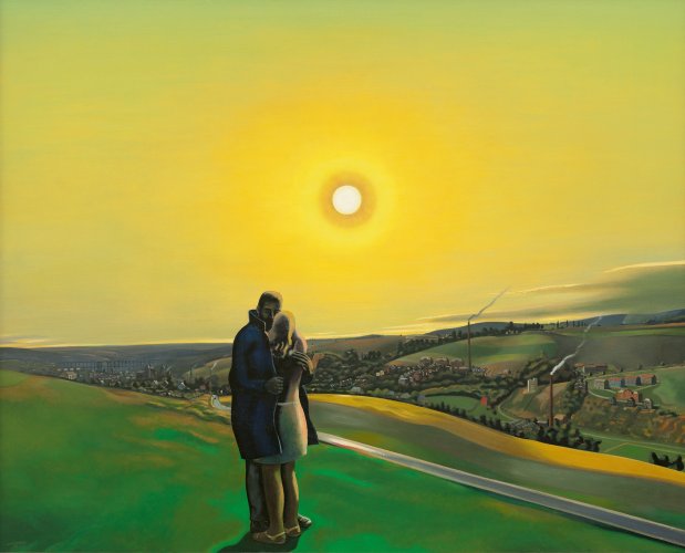 Wolfgang Mattheuer: Vogland Lovers, 1972, Albertinum / Galerie Neue Meister, Staatliche Kunstsammlungen Dresden 