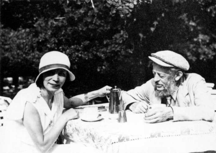 Ernst Barlach und Marga Böhmer, um 1935