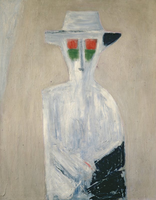 Karl Ballmer: Half-length Figure (Self-portrait), c. 1932<br />Aargauer Kunsthaus, Aarau / Depositum Karl Ballmer-Stiftung<br />© Karl Ballmer-Stiftung, Aarau, photo: J. Müller