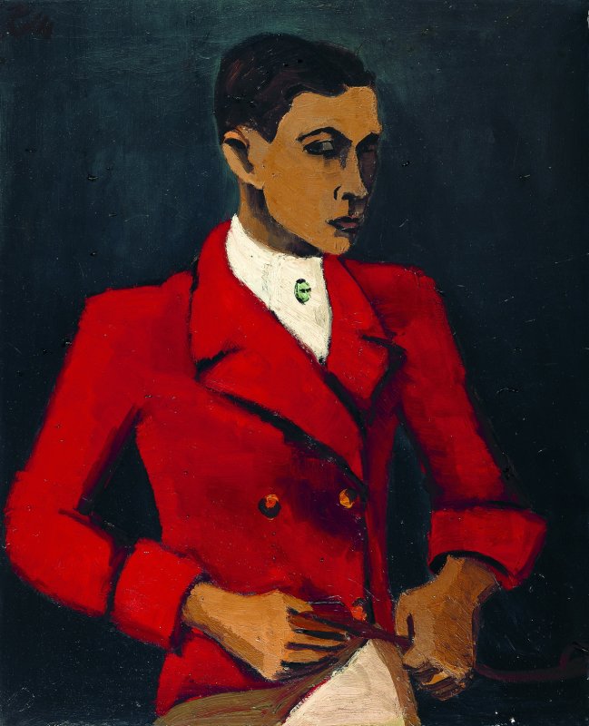 Helmut Kolle: Self-Portrait in Hunting Jacket I, c. 1930<br />Private collection Hamburg